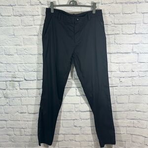 Lululemon Commission Men’s Slim Fit Black Pants Sz 34 Pockets